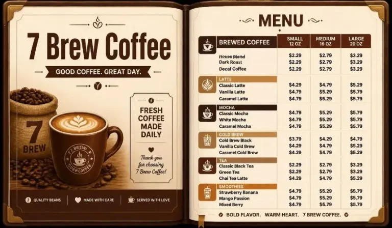7 Brew Coffee Menu Prices 2026: Full Drinks Menu, Calories, Sizes & Best Orders 6 7 Brew Coffee Menu