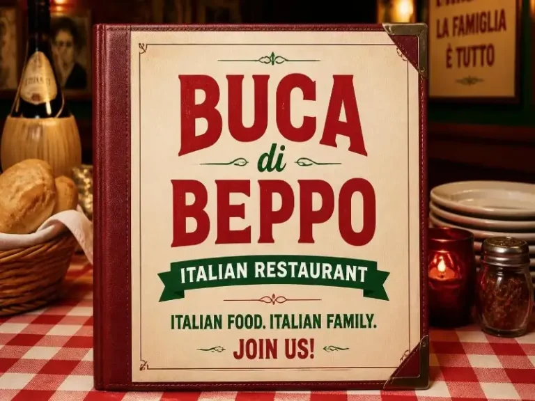 Buca di Beppo Menu