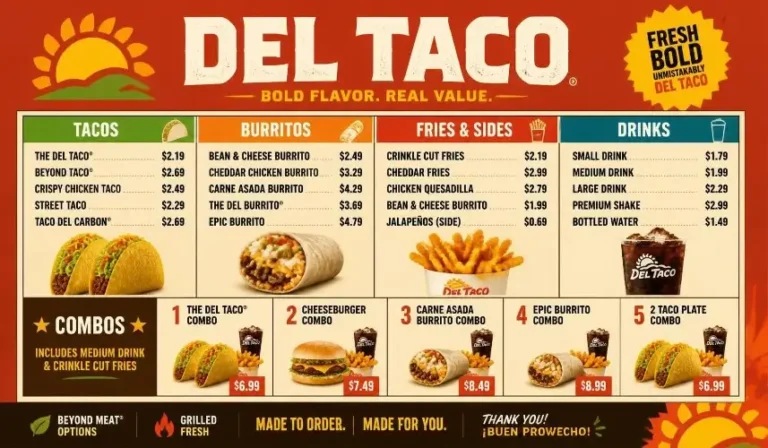 Del Taco Menu With Prices 2026 – Full Menu, Calories, Deals & Ordering Guide 3 Del Taco Menu