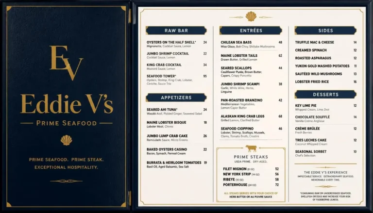 Eddie V's Menu