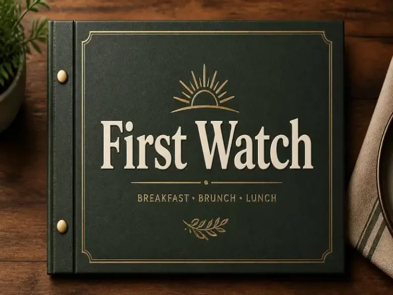 First Watch Menu