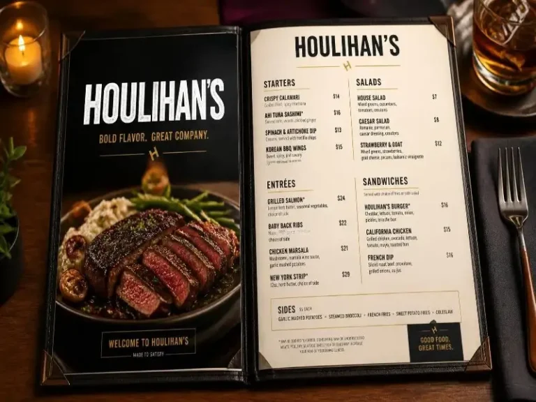 Houlihans Menu