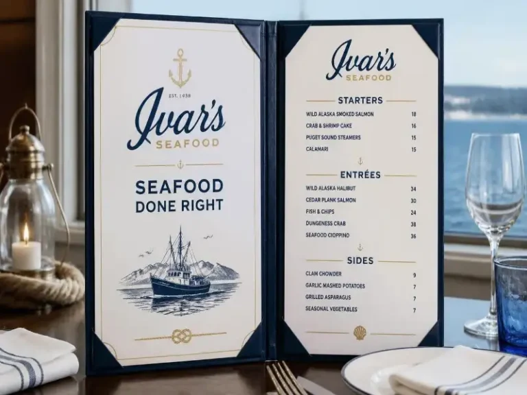 Ivar’s Seafood Menu