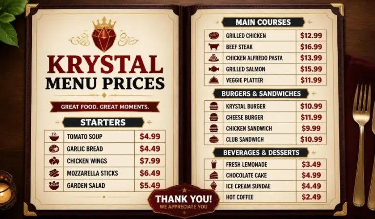 Krystal Menu