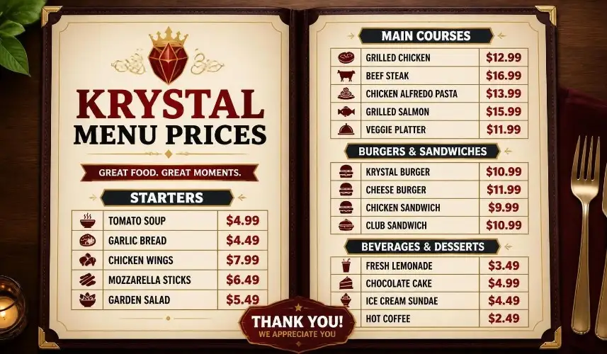 Krystal Menu