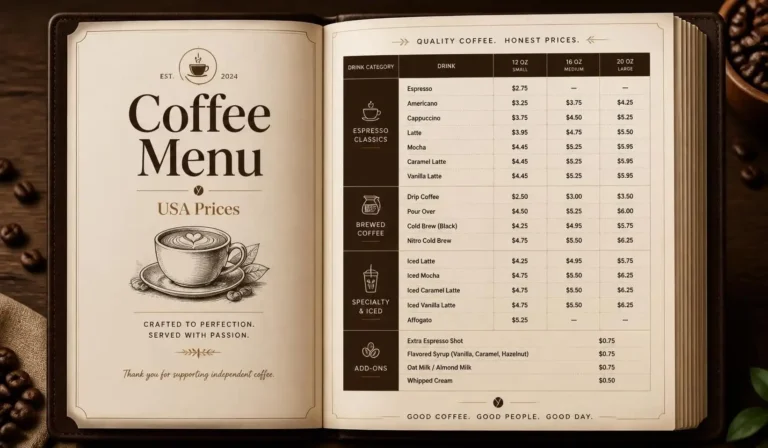 Peet’s Coffee Menu