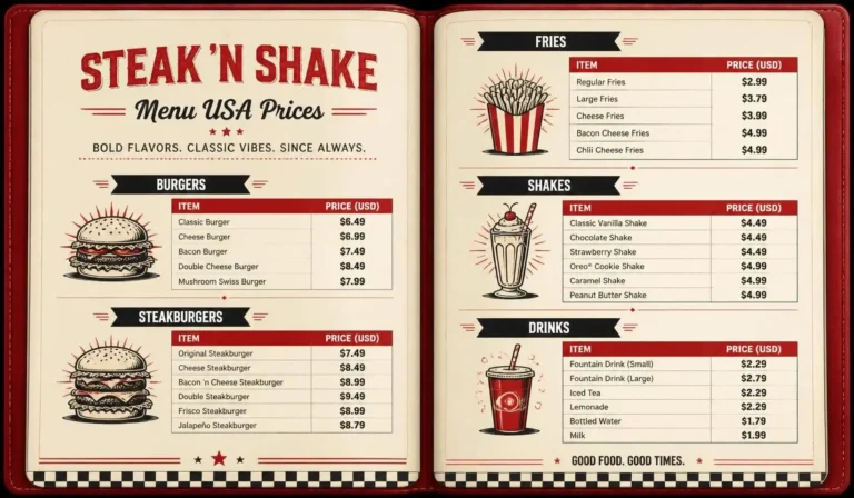Steak ‘n Shake Menu