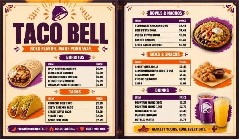 Taco Bell Menu